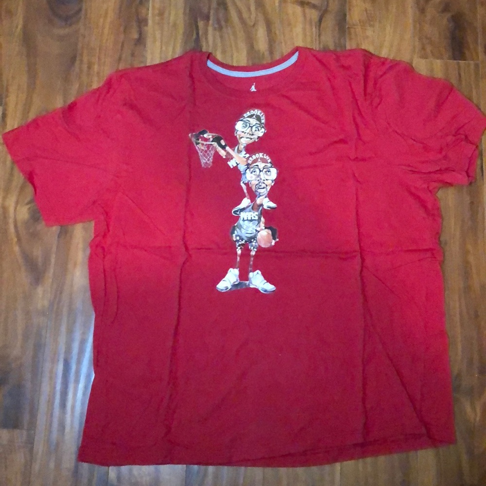 Men’s Jordan T-shirt Spike Lee size 4XL Red